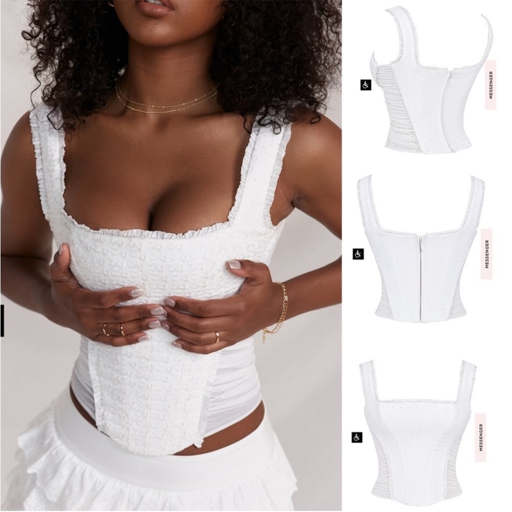 House of CB Catalina White corset - Picture 4 of 16